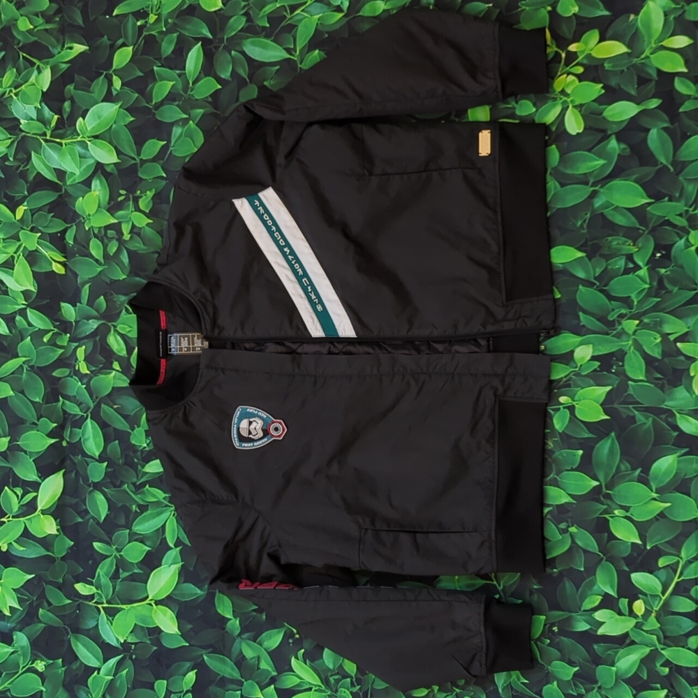 Exclusive Star Wars Disney Cropped Unisex Black Bomber Jacket.